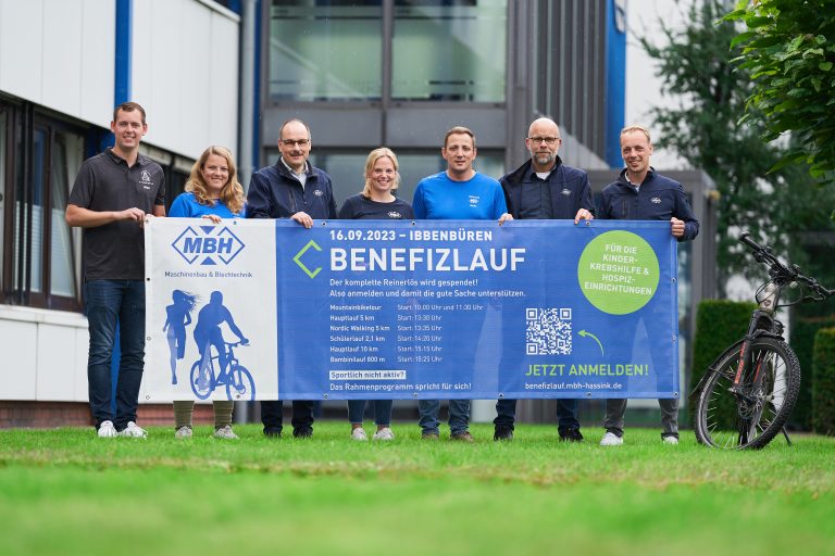 Das Orgateam steht in den Startlöchern v.l.n.r. Alexander Miltrup (TC Rodde Igels), Christina Üffing, Ralf Wienand, Julia Knollmann, Andre Alfing, Michael Konermann, Björn Hassink (Foto: MBH)