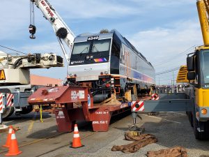 Die letzte Lok auf dem Weg nach New Jersey (Foto: Universal Transport)