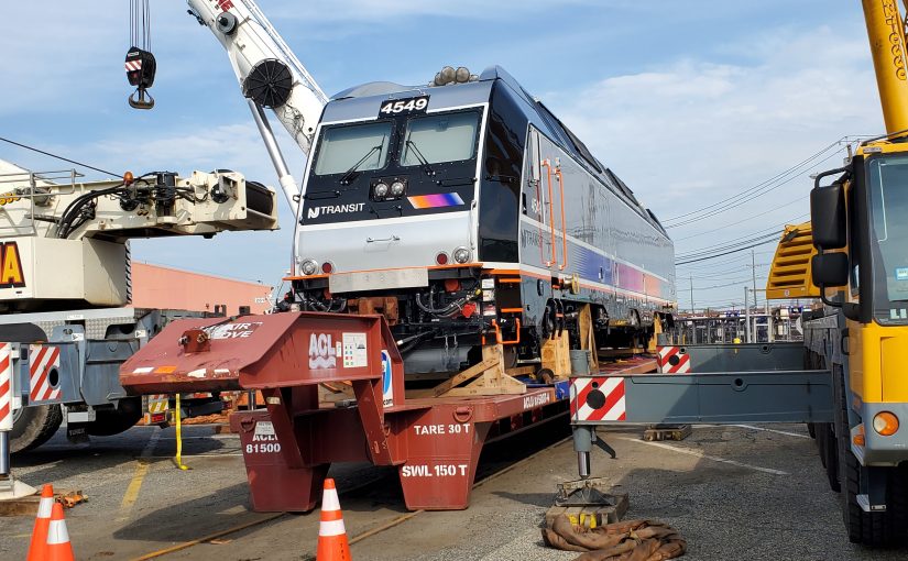 Die letzte Lok auf dem Weg nach New Jersey (Foto: Universal Transport)