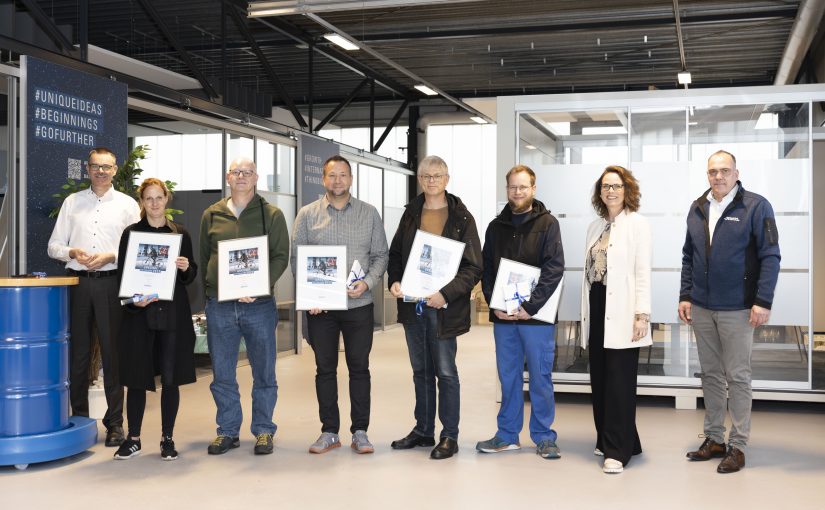 Haben in diesem Sommer ordentlich Kilometer gemacht: Die Sieger der DENIOS Bike-Challenge (Foto: Denios SE)