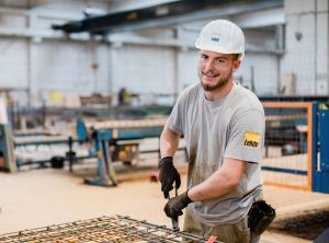 Frederik Asllani ist bester Betonbauer in NRW (Foto: Lehde)