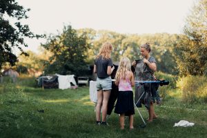 Mutter, Absolventin und Arbeitnehmerin: „Ich lebe auch immer mit dem schlechten Gewissen, für meine Töchter nicht genug da zu sein. Denn natürlich möchte ich jede freie Minute mit ihnen verbringen." (Foto: P. Pollmeier/HSBI)