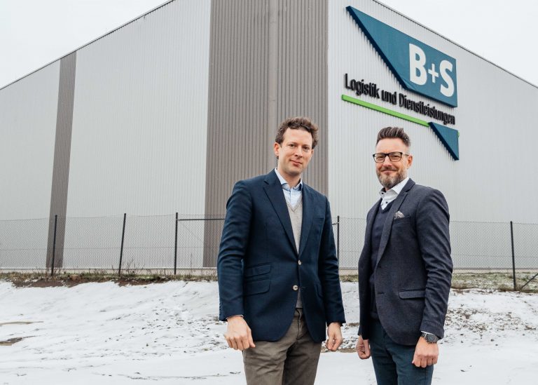 Die Geschäftsführer von B+S Logistik: Clemens von Ketteler (l.) und Christian Voß. (Foto: Nagel-Group Logistics SE )