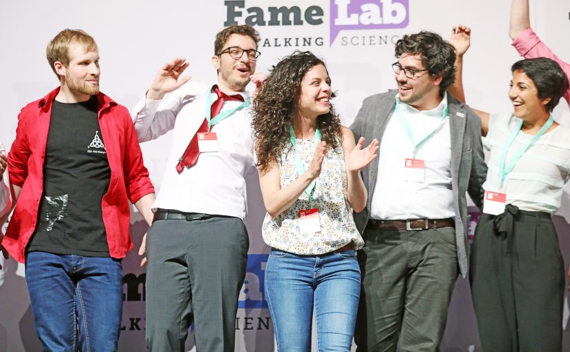 „Teilnehmen bei ‚FameLab‘ können Studierende im Master-Studium, Promovierende und junge Forschende ab 21 Jahren.“ (Foto: Wissenswerkstadt/Sarah Jonek)