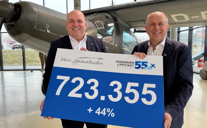 Steigerung auf 723.355 Passagiere