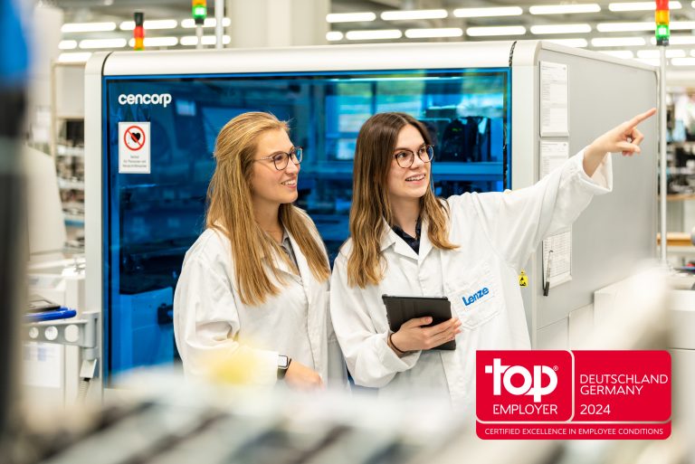 Zum 19. Mal: Lenze erhält Auszeichnung als Top Employer Deutschland (Foto: Lenze SE)