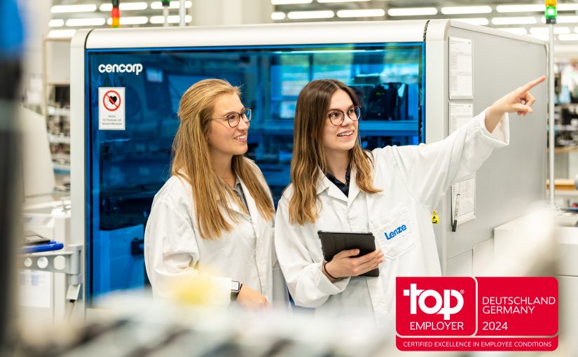 Zum 19. Mal: Lenze erhält Auszeichnung als Top Employer Deutschland (Foto: Lenze SE)