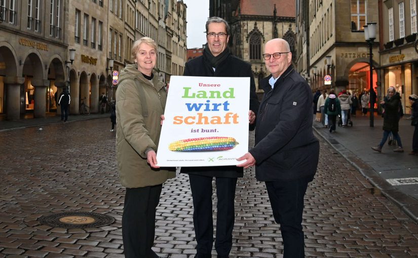 Landwirtschaft zeigt Flagge