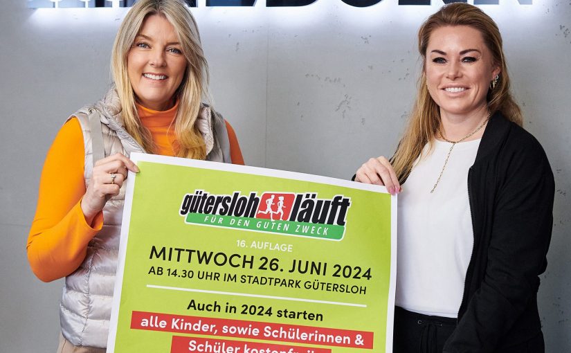 Erstmalig mit dabei als Sponsor der Kinder- & Schülerläufe, die Hagedorn Unternehmensgruppe (von links): Geschäftsführerin Barbara Hagedorn und Sarah Dörmann, Inhaberin von impulsevent. (Foto: impulsevent)