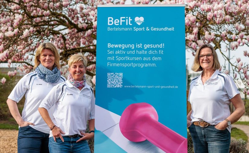 Seit Anfang an dabei (von links): Birte Wittenstein, Katja Rieckhaus, Susanne Lütkemeyer- alle BeFit Bertelsmann Sport & Gesundheit (Foto: impulsevent)