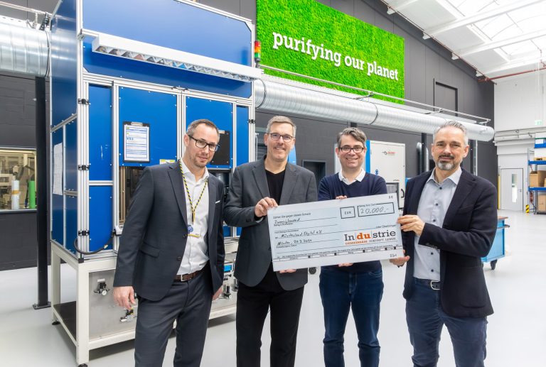 Von links: Sebastian van Deel, Marc Zahlmann, Volker Dirksen und Jens Röttgering. (Foto: Witte/MuensterView)