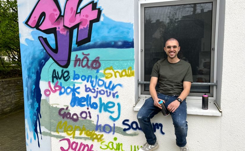 Armin Rohani Zanjani von der Jugendpflege Büren lädt Jugendliche ab 12 Jahren zur Graffiti-Aktion im Frühsommer ein. (Foto: Stadt Büren)