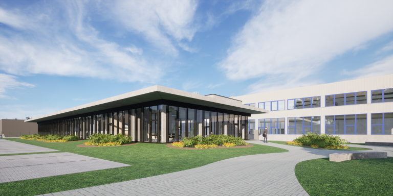 Lehde baut das neue Verwaltungsgebäude für IDEAL mit besonderem Augenmerk auf Funktionalität. (Foto: Lehde)