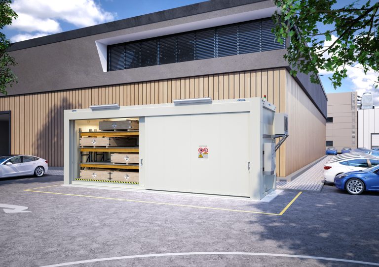 Der RFP 825.30 SD von DENIOS: Das bislang größte Modell der Baureihe bietet viel Platz für die Akku-Lagerung (Foto: Denios)