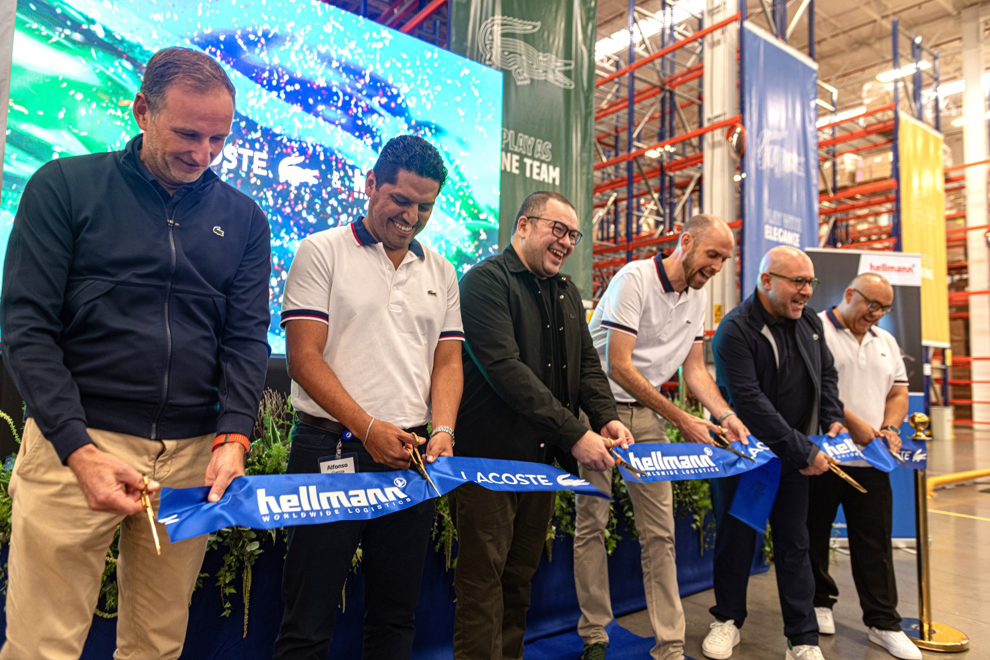 Gilles Lebret (Lacoste); Alfonso Garcia (Hellmann); Enrique Villalpando (Lacoste); Johannes Wattendorff (Hellmann); Eduardo Araiza (Lacoste); Javier Lopez (Hellmann) (Foto: Hellmann)