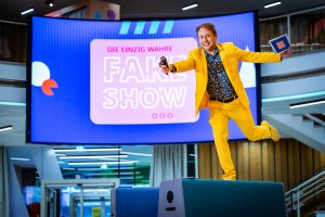 "Die einzig wahre Fake-Show" feiert am 7. Dezember Premiere in der Wissenswerkstadt. (Foto: Wissenswerkstadt/Sarah Jonek)