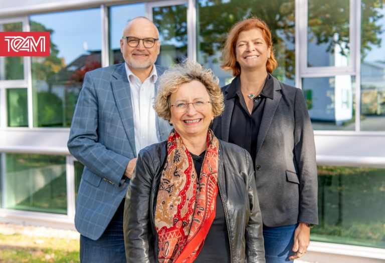 Heike Käferle (vorne), Jessica Steger und Rainer Appel (Foto. TEAM GmbH)
