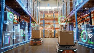 „nexy optimiert fahrerlose Transporte von Klein- und Großladungsträgern“ (Foto: istockphoto)
