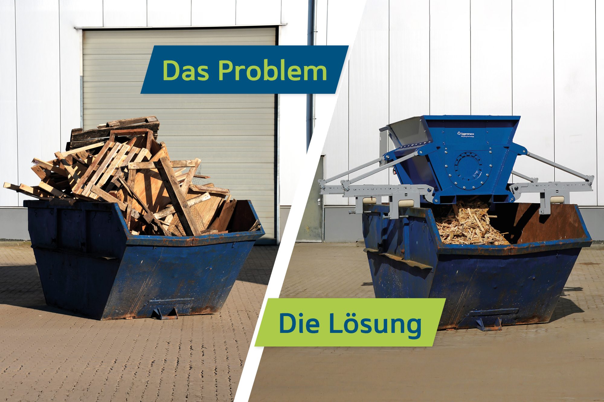 Maximale Flexibilität: Die Seitenarme sind verstellbar und verfügen über Universalbefestigungen mit Rollen, weshalb sie sowohl für Container, Mulden und L-Steine gleichermaßen nutzbar sind. (Foto: Eggersmann)