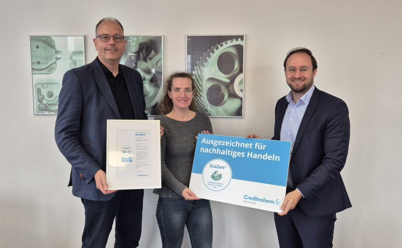 Guss-Ring Gütersloh erneut für nachhaltiges Wirtschaften ausgezeichnet
