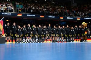 Deutsche Handball-Nationalmannschaft vor dem Spiel in der Arena – HARTING begleitet die Men’s EHF EURO 2026