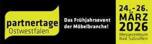 Banner der Partnertage Ostwestfalen 2026 mit Datum und Veranstaltungsort