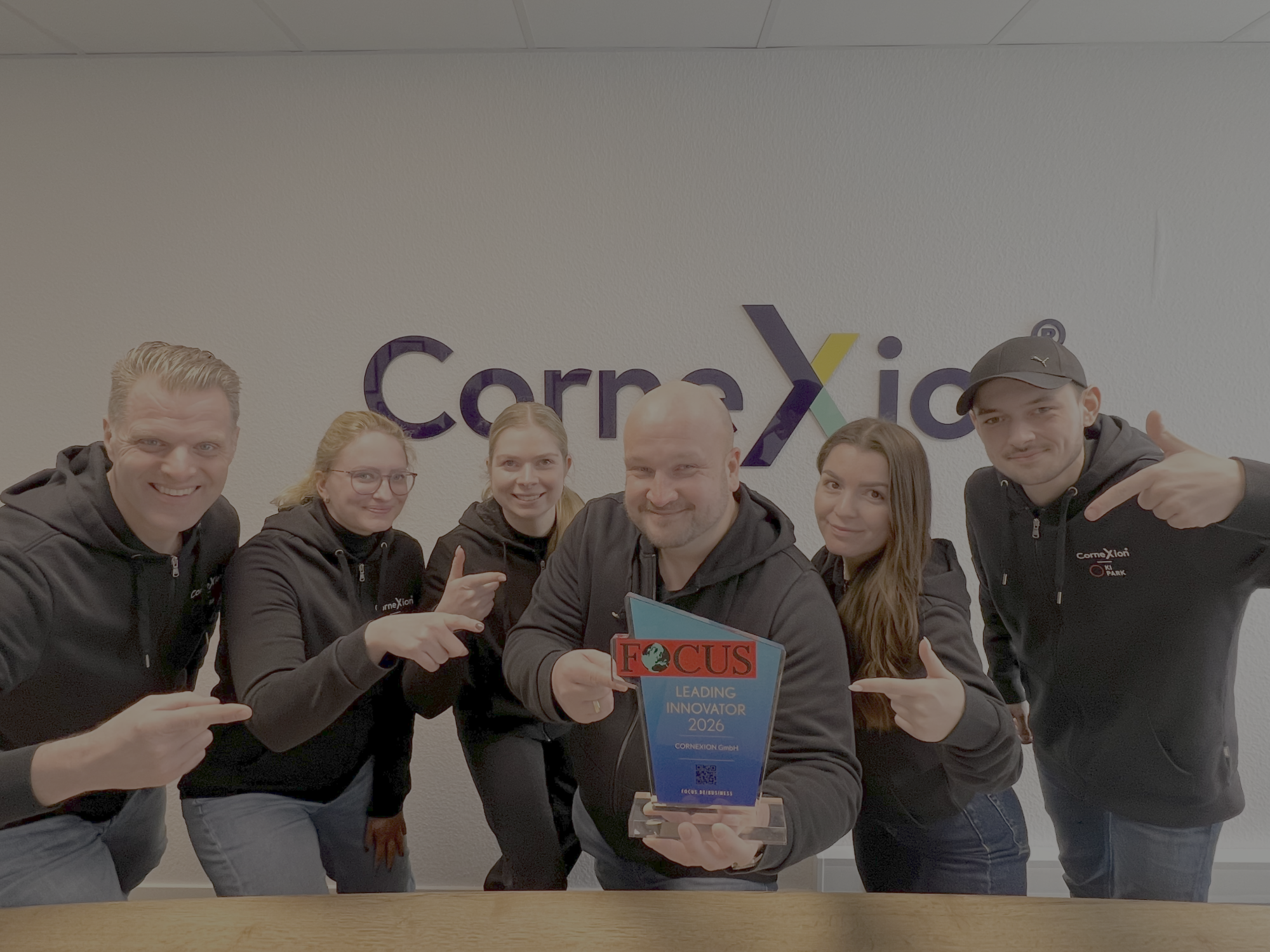 Team der CorneXion GmbH mit FOCUS Business Auszeichnung „Leading Innovator 2026“